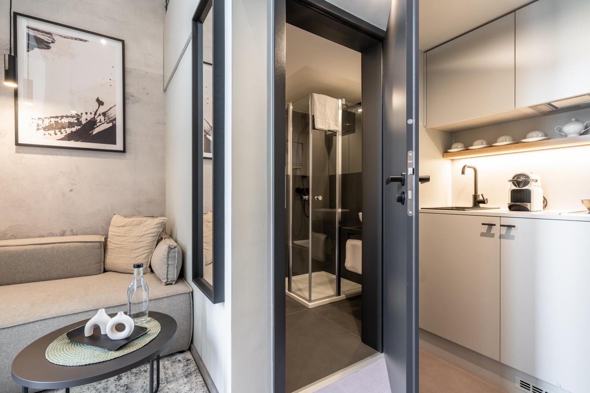 Honest Karlin Aparthotel Prague Bilik gambar